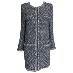 Chanel Supermarket Collection Lesage Tweed Coat 36 FR