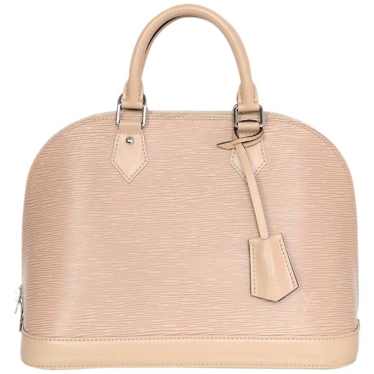 Louis Vuitton Nude Dune Epi Leather Alma PM Bag For Sale at