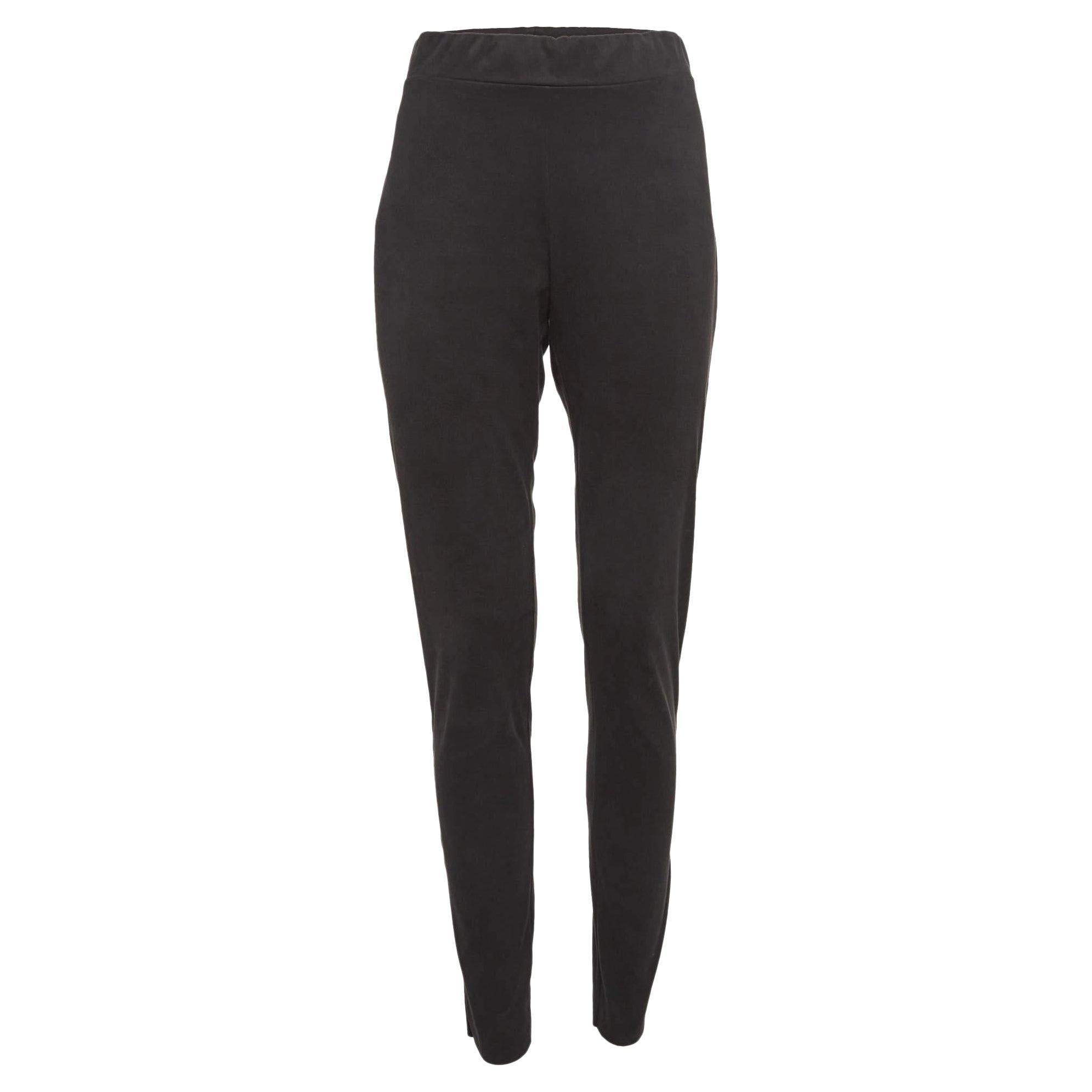 Wolford - Leggings in camoscio nero M. in vendita