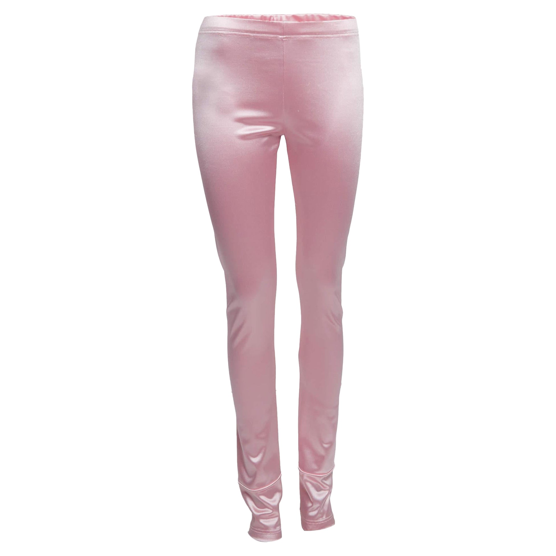 Junya Watanabe Commes Des Garcons Rosa Jersey-Leggings L