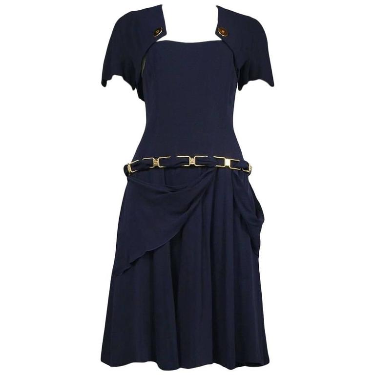 Chanel Iconic Nautical Dress For Sale at 1stdibs
