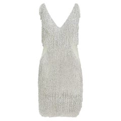 Naeem Khan Gatsby - Robe courte ornée de pompons M