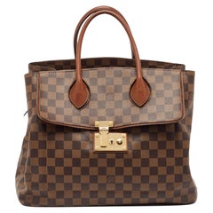 Borsa Ascot in tela Damier Ebene di Louis Vuitton