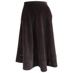 Giorgio Armani Brown white Pois Skirt 12