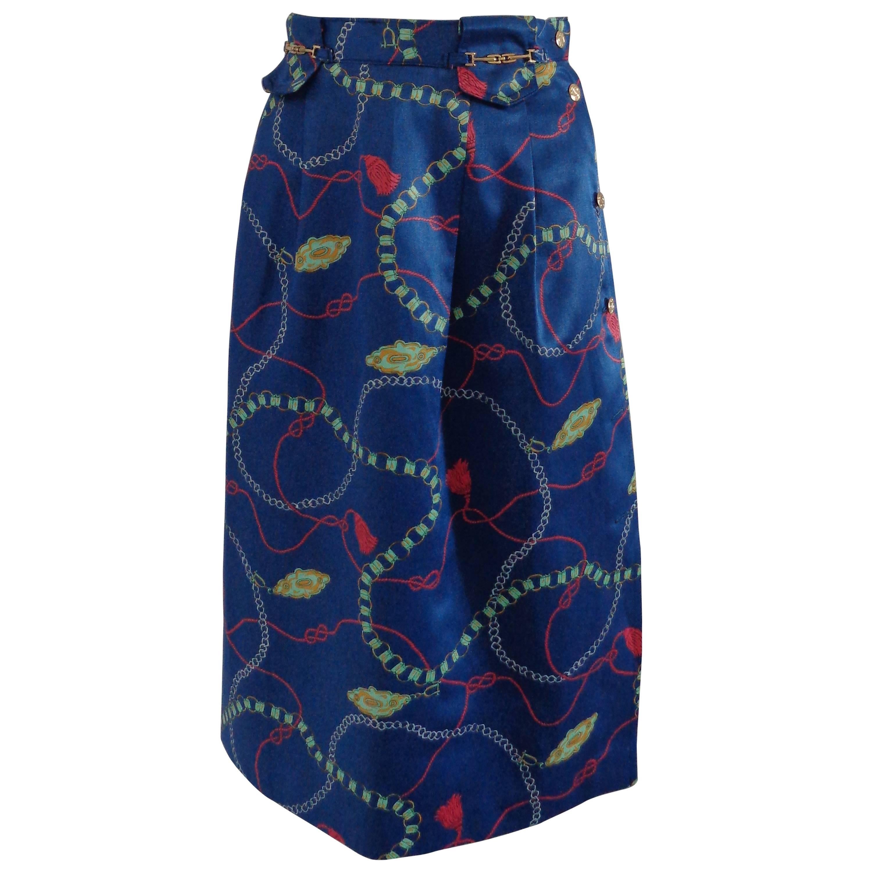 Marisel Ama Deus Blu multi Vintage Skirt