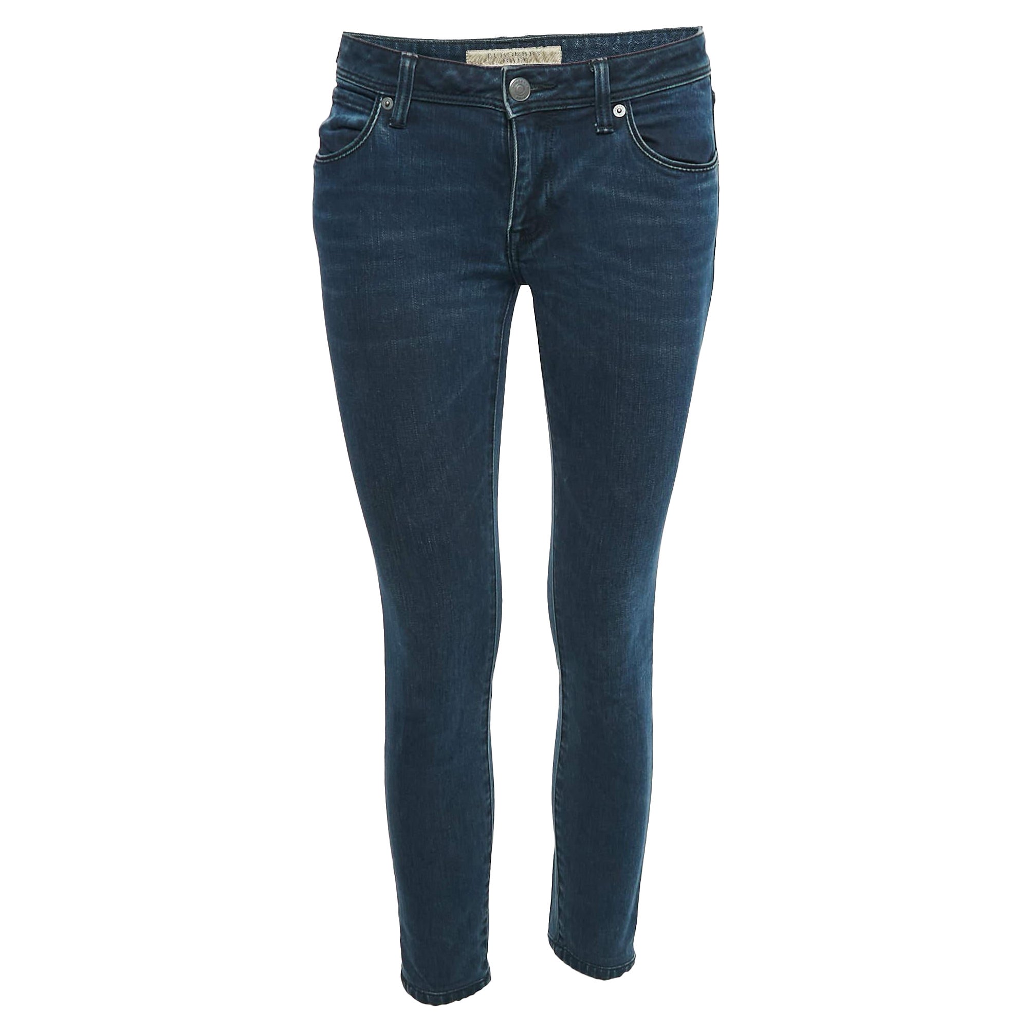Burberry Brit Blu Denim Skin Fit Jeans M Vita 28" in vendita