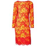 Galanos - Robe de cocktail en dentelle