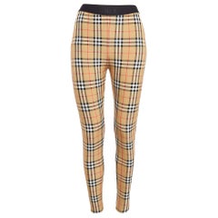Leggings in jersey Burberry Belvoir Logo Vintage Check M.