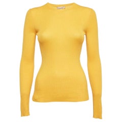 Michael Kors - Maglia in cashmere giallo limone S