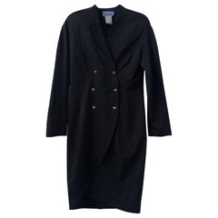 Vintage Thierry Mugler Black Wool Tailored Jacket