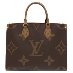 Louis Vuitton Reverse Monogram Canvas Giant Onthego MM Tasche