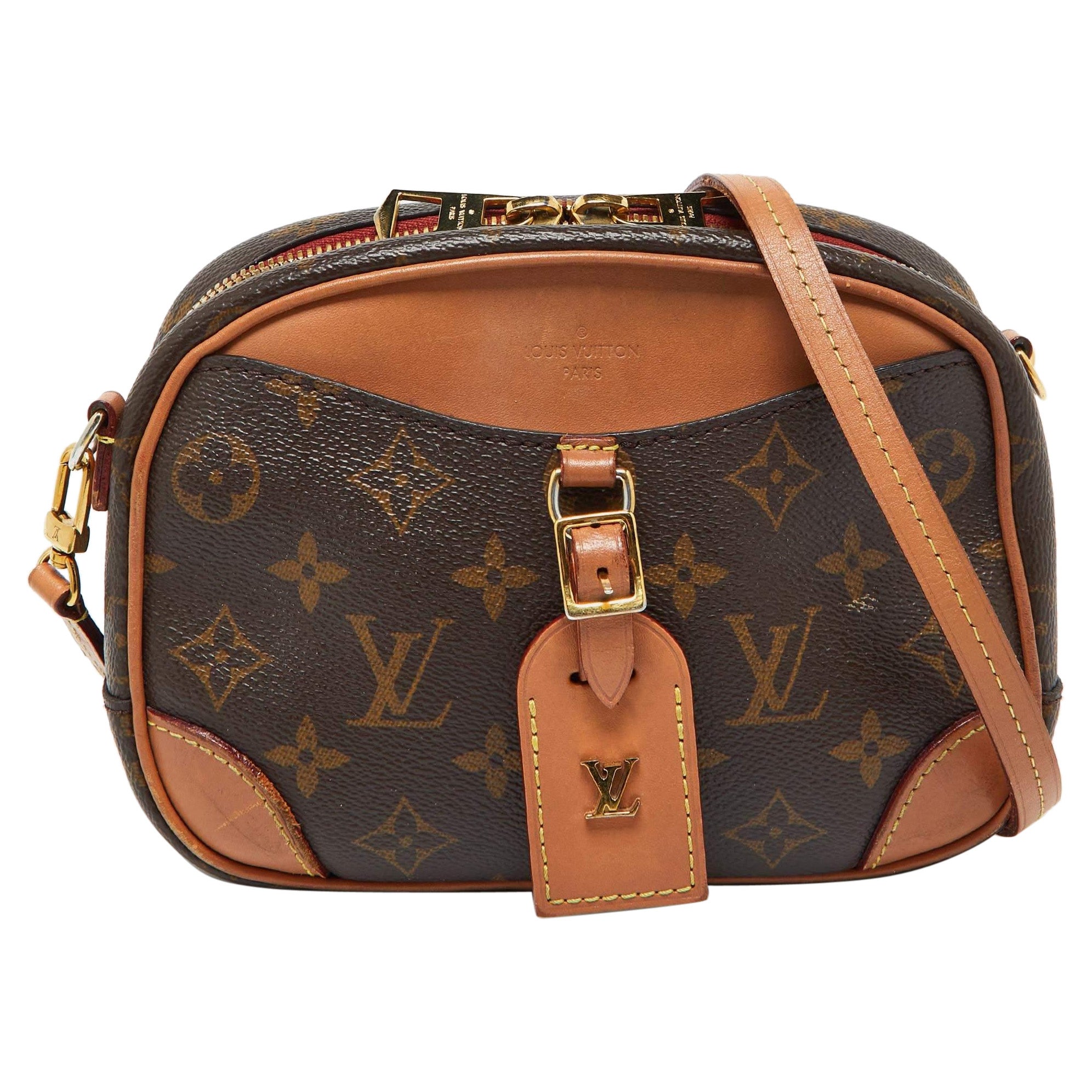 Louis Vuitton mini sac Deauville en toile Monogram