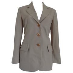 Moschino Cheap & Chic beije Wool Jacket 9