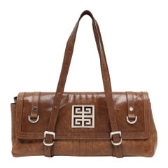 Givenchy Brown Leather Satchel