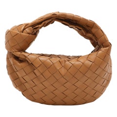 Bottega Veneta Beige Intrecciato Leather Mini BV Jodie Bag