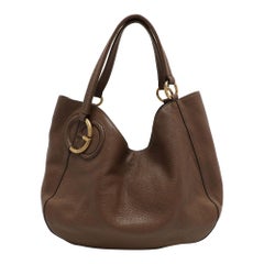 Gucci Tote aus braunem Lederköper