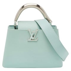 Louis Vuitton Opaline Green Taurillon Leather Capucines BB Bag