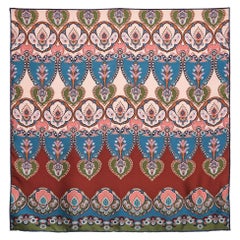 Loro Piana Foulard carré romantique rose