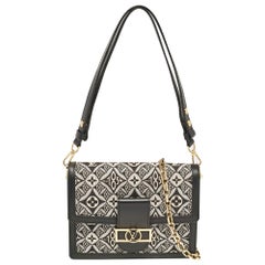 Louis Vuitton Borsa Dauphine MM 1854 Jacquard Nera