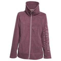 Calvin Klein Chaqueta de rendimiento de forro polar sintético morado claro XL