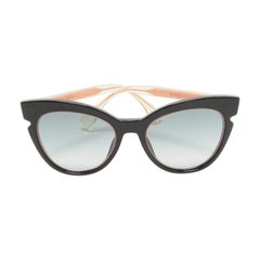 Used Fendi Black Gradient FF0132 Butterfly Sunglasses