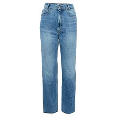 Sandro Blau verblasst Denim Straight Leg Jeans S Taille 26"