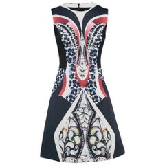 Peter Pilotto Multicolor Printed Crepe Sleeveless Mini Dress S