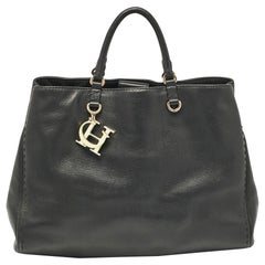 Carolina Herrera Bolso CH Charm de piel negra