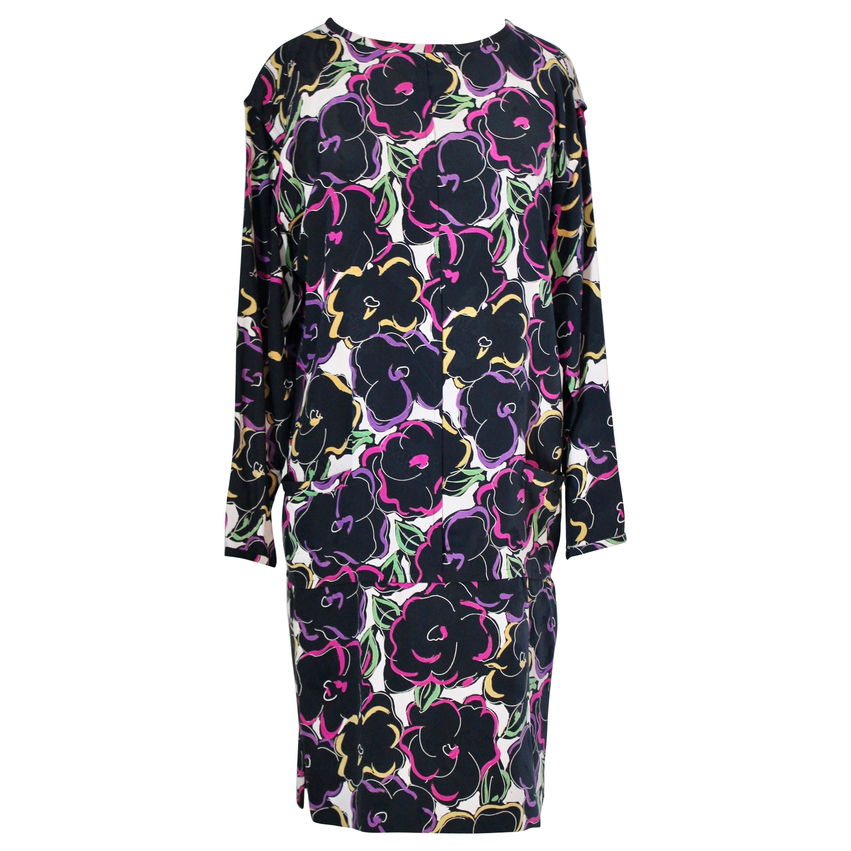 Ungaro Floral Day Dress For Sale