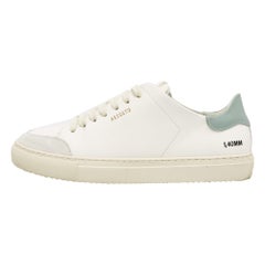 Axel Arigato White Leather and Suede Clean 90 Sneakers Size 40