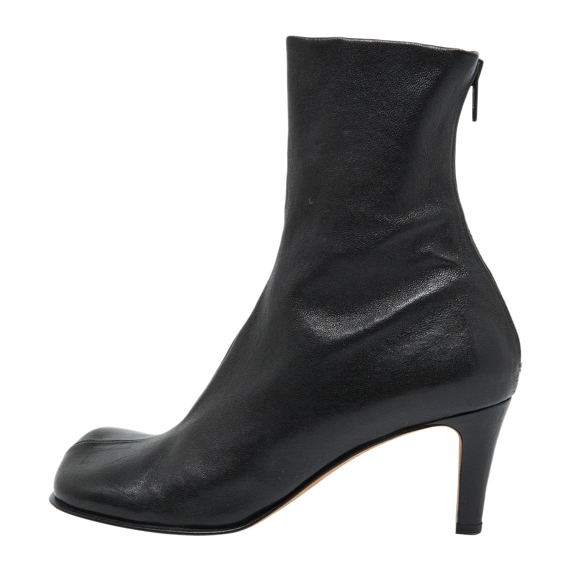 Botines Bottega Veneta de piel negra talla 39