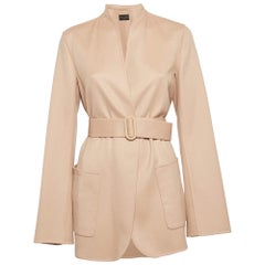 Loro Piana Veste ouverte en cachemire Brown M