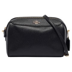 Coach Black Leather Bennett Crossbody Bag