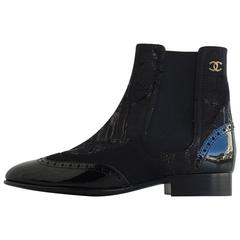 Chanel Black Booties (38.5) 5