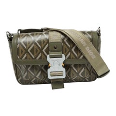 Dior Olive Green Diamond Coated Canvas and Leather Hit the Road Bag