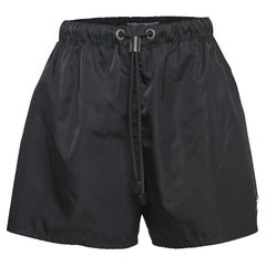 Prada Short noir à cordon de serrage en M-One M