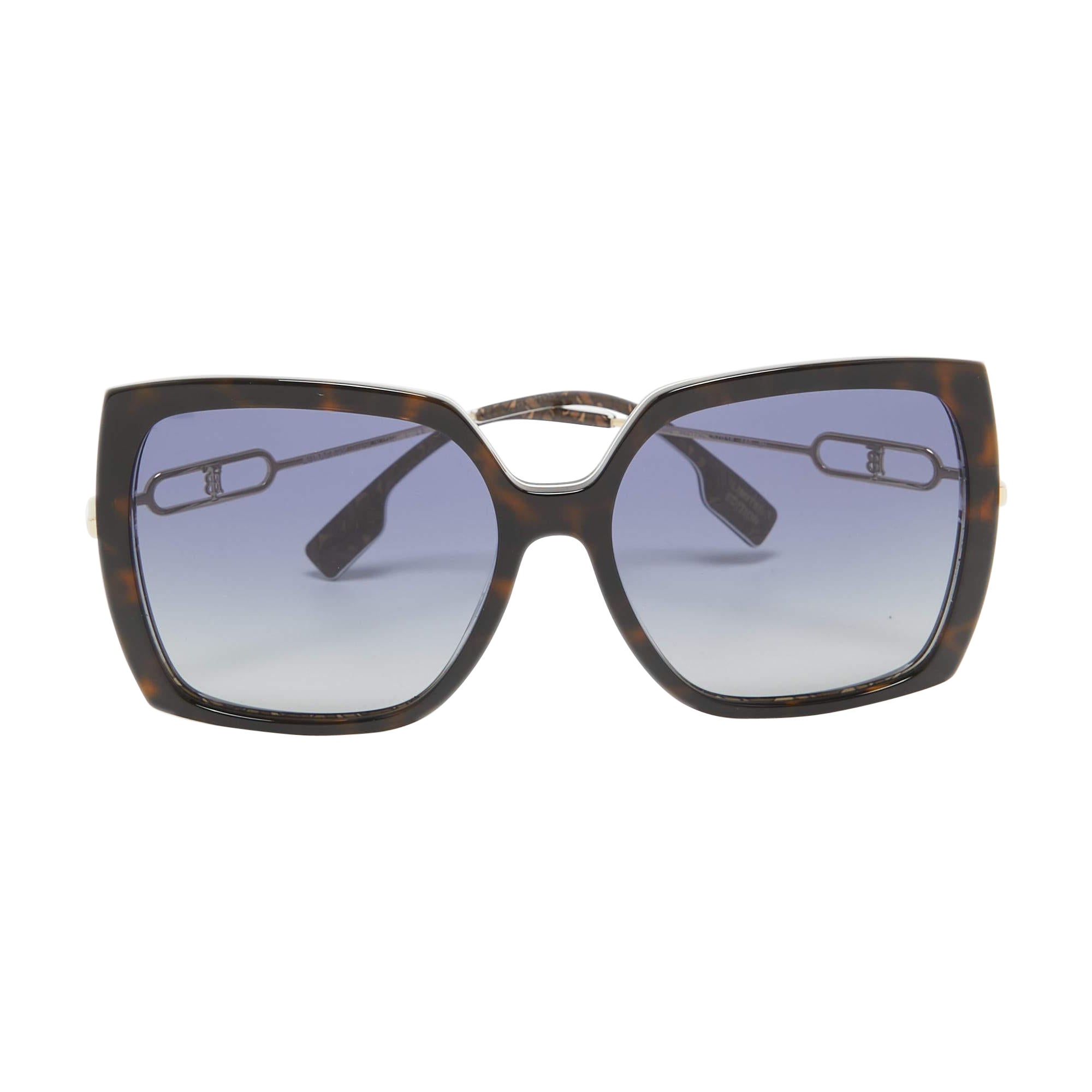 Burberry Brown/Blue Gradient B 4332 Luna Limited Edition Oversized Sunglasses