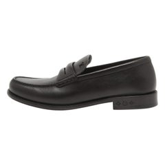 Louis Vuitton - mocassini in pelle nera taglia 44.5