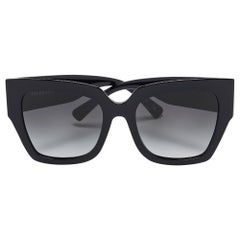 Valentino Black Gradient VA 4082 Vlogo Square Sunglasses