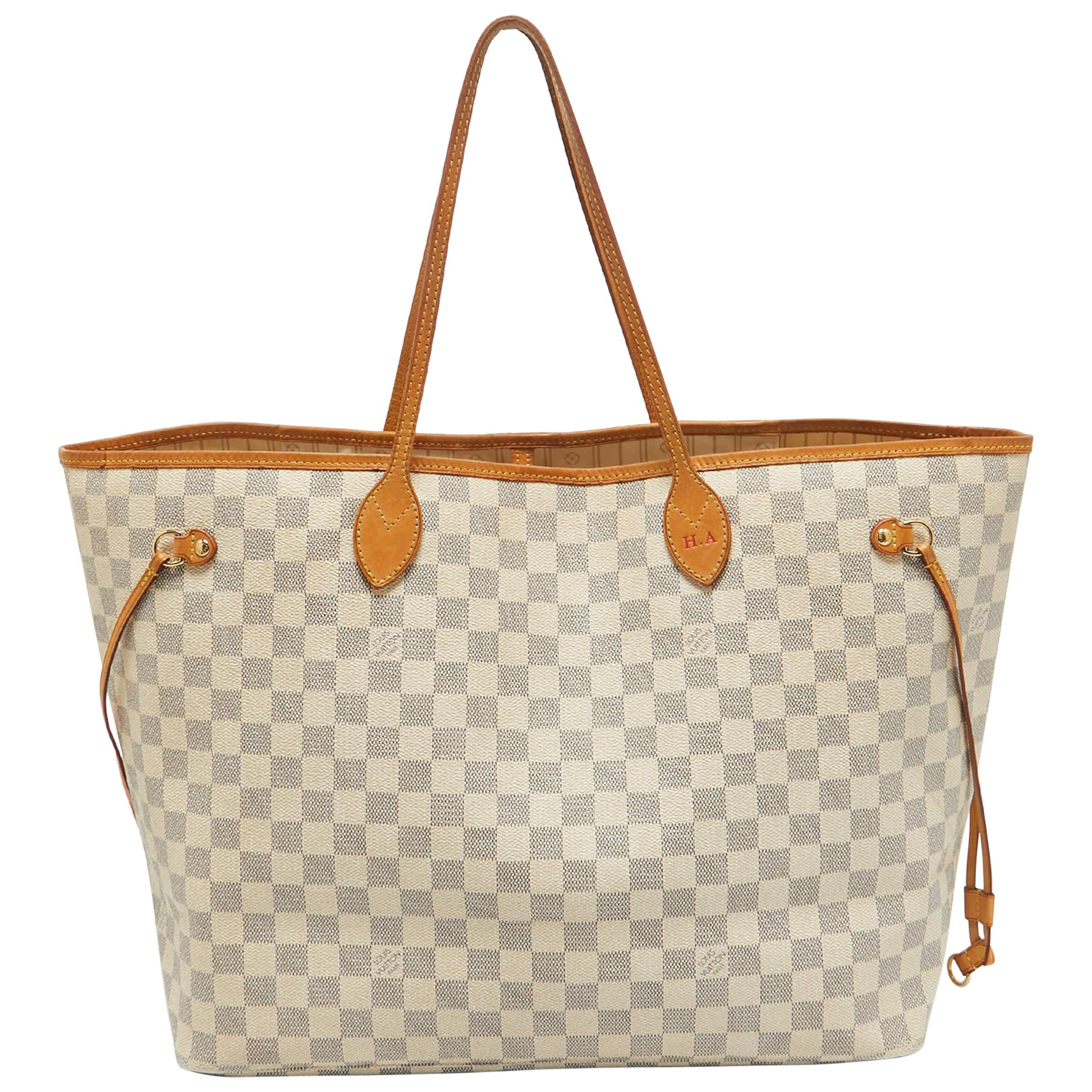 Louis Vuitton Damier Azur Canvas Neverfull GM Bag