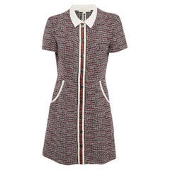 Maje Red/Blue Tweed  Renatelle Mini Dress L