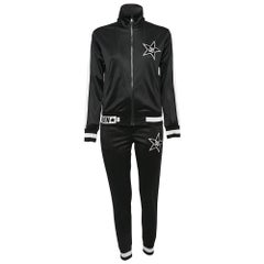 Dolce & Gabbana Black DG Star Jersey Millennials Track Suit XS/S