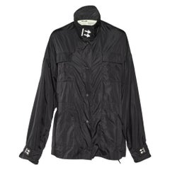 Chaqueta de chándal sintética con logotipo negro Off-White L