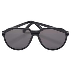 Dior DiorEssential AI 10A0 Black Aviator Sunglasses