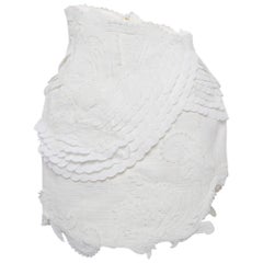 Zimmermann Minifalda Tama Filigrana de Algodón Blanco Adornado M
