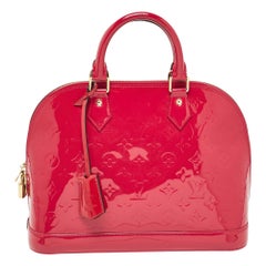 Sac Louis Vuitton Indian Rose Monogram Vernis Alma PM
