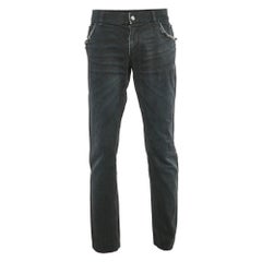 Dolce & Gabbana Black Distressed Denim Jeans Waist 36"