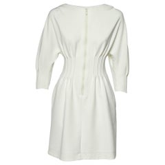 Sportmax White Gabardine Pleated Mini Dress S. S. White Gabardine Pleated Mini Dress S.S. White Gabardine Pleated Mini Dress S.S. White Gabardine Pleated Mini Dress S.S. White Gabardine Pleated Mini Dress S.S. White Gabardine Pleated Mini Dress S.S. White Gabardine Pleated Mini Dress S.S.