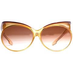 YVES SAINT LAURENT Vintage Orange mod.7953 Oversized SUNGLASSES 2