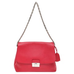 Dior Pink Leather Large Diorling Shoulder Bag